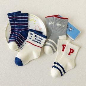 메이데일리 남아 중목 양말 4켤레세트 206278