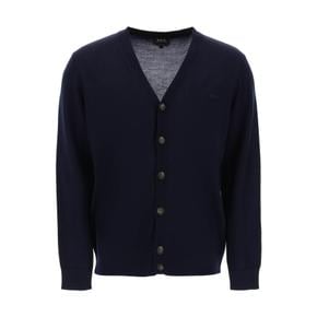 [해외배송] 24 F/W A.P.C 아페쎄 JOES 울 가디건 WVAWM H22248 DARK NAVY B0231380159