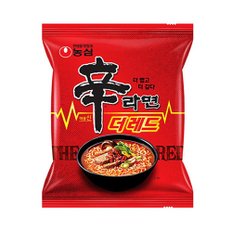 농심 신라면 더레드 봉지라면 125g 16봉 32봉