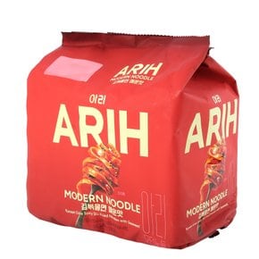 아리 모던누들 김볶음면 매운맛 130g*4입