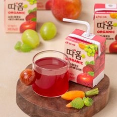 따옴 오가닉 사과&청포도&당근&레드비트 120ml*24개입