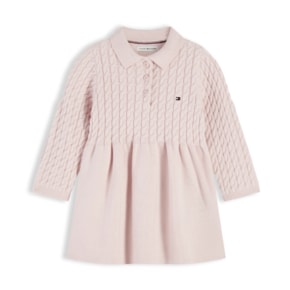 26년 F/W   T42G7NDR230GT1    [베이비] 케이블 폴로 스웨터 드레스