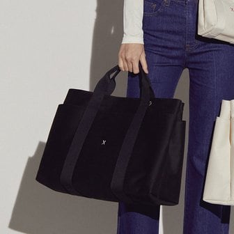 조셉앤스테이시 Stacey Daytrip Tote Canvas L Black