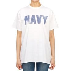 여성 반팔티셔츠 T NAVY WHITE W