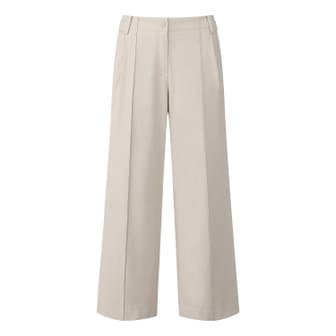 BOSS GOLF 보스골프 벨트 포인트 와이드 팬츠 WOMAN LIGHT BEIGE