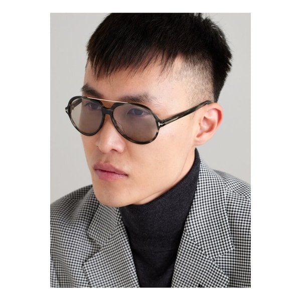 알토 에비에이터 스타일 톨토이즈셸 아세테이트 선글라스 1647597359465077