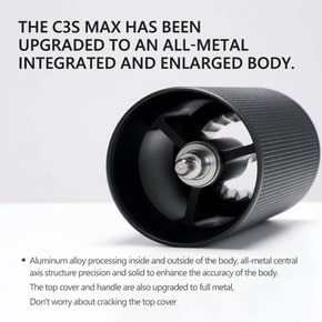 TIMEMORE 30g CNC   C3S Max Pro Coffee Grinder 커피 밀 수동 타임 모어 용량 스테인레스 스틸