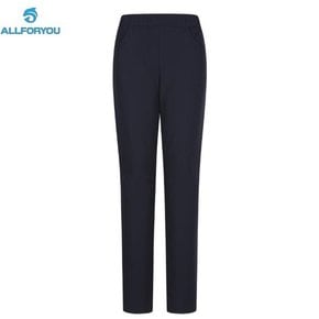 여성 Full band straight fit spring pants