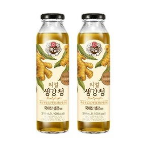 메가커피 백설 리얼 생강청 310ml 2개세트