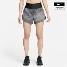 우먼스 나이키 트레일 리펠 미드라이즈 3인치 브리프 라인드 러닝 쇼츠 NIKE FN2648-010