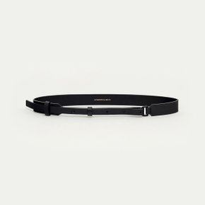 SS24 Black Leather Belt Black