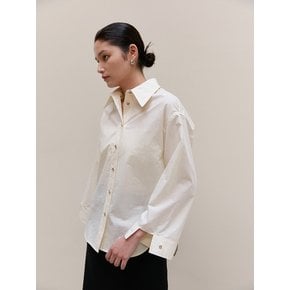 TWS BACK FLAPPED BASIC SHIRT _2 COLOR