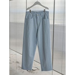 Light Blue Straight Denim Pants