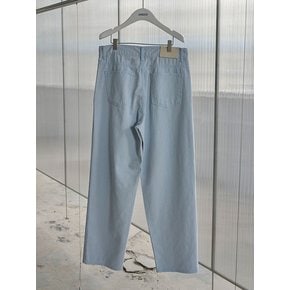 Light Blue Straight Denim Pants