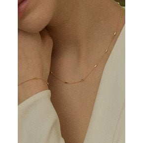 14k simple unique chain necklace