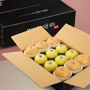[SSG상품권증정이벤트][8/26(월)순차출고]신선한 시나노골드 사과 배 혼합선물세트 [사과6과+배6과] 5.9kg