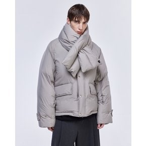 [파주점] 지제로 팬서 카라넥 다운 점퍼 (머플러 세트) SG6JP801GY