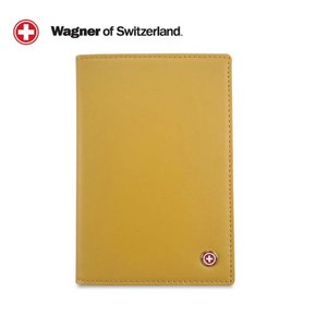 SwissWagner 천연소가죽 여권지갑 골드옐로우