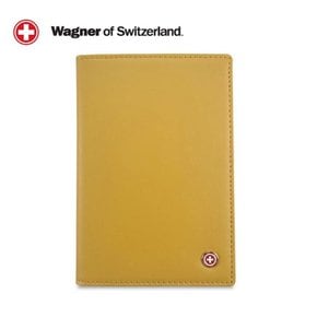 SwissWagner 천연소가죽 여권지갑 골드옐로우