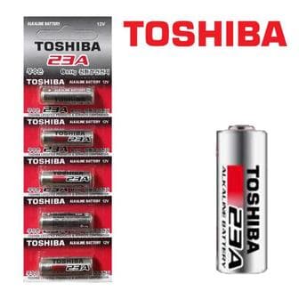 제이큐 TOSHIBA 알카라인 23A 12V 건전지5개