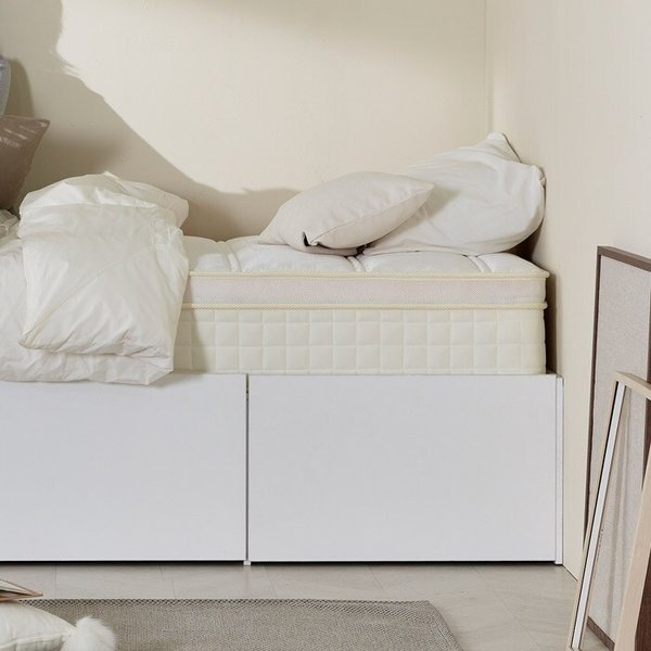 빅수납 서랍 무헤드 침대 Q (매트리스 제외) TR5200 (수도권무배)