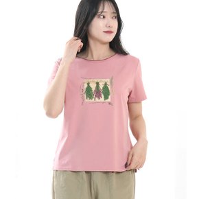 VI 6148 입체 꽃다발 라운드티셔츠