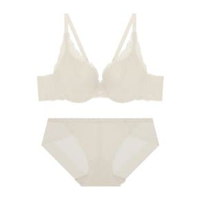 프리컷레이스시크릿 라이트베이지 브라세트(CDWBR731LB+CDWBP731LB)