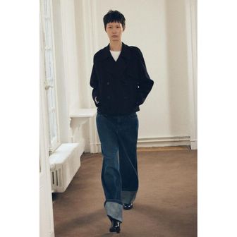 자라 ZARA 자라 ZW 컬렉션 크롭 울 코트 8491/243