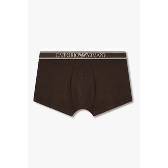 EMPORIO ARMANI 남성 로고 밴딩 피케 코튼 드로즈 0815312031000