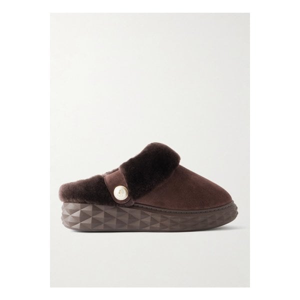 다이아몬드 시어링 뮬 초콜릿 46376663162883179