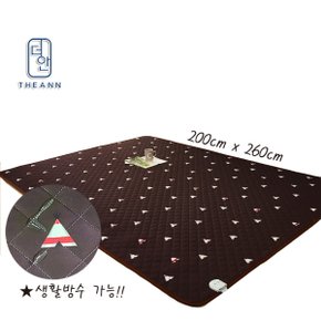 전자파없는 EMF 생활방수 분리난방 탄소매트 온열 캠핑 텐트 전기장판 전기매트 2000x2600