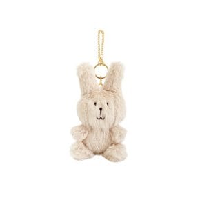 크래프트홀릭 STUFFED IVORY RAB KEY RING