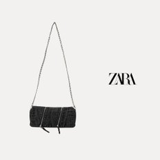 자라 ZARA 여성 가방 크로스백 플랩 사선 지퍼 크로스바디 백 체인 스트랩