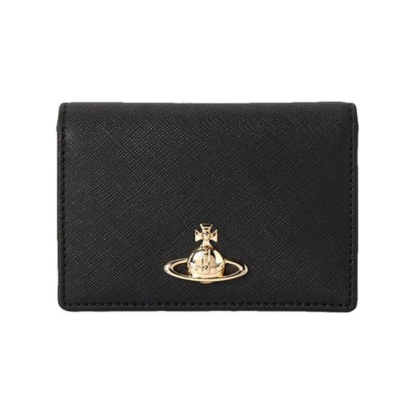 25FW ORB 로고 사피아노 카드홀더 블랙 5402000PU S0021 N402