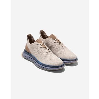 콜한 COLEHAAN [24FW][5.ZERØGRAND STITCHLITE] 밝은 그레이 남성 윙팁 옥스포드 CHSO4F003G1