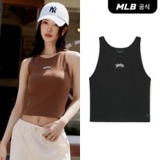 [코리아공식] [MLB] 여성 빈티지 베이직 슬림 골지 나시티 (2 COLOR)