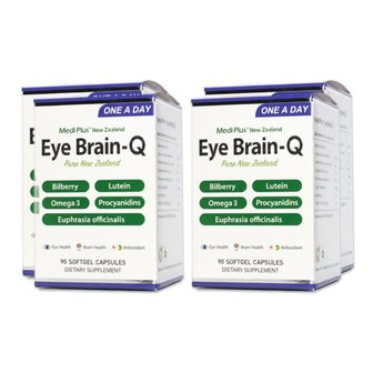 메디플러스 아이브레인 큐 90소프트젤캡슐 4개