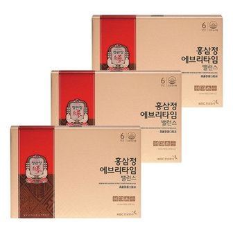  정관장 홍삼정 에브리타임 밸런스 10ml x 20포 3박스