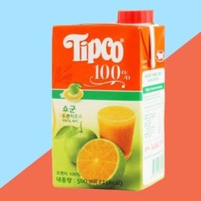 팁코 쇼군 오렌지주스 500ml 1박스 12개 제품