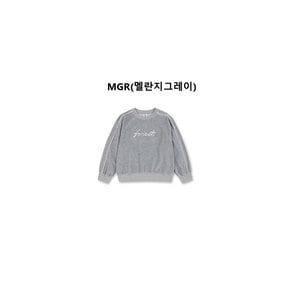 24년 F/W(여아) 테마 윈터캠프 벨로아 파이핑 스웨트셔츠 MKE4TR2201