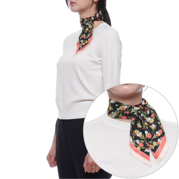 [부산점] 26SS 여성 로고 실크 스카프 (8W2E6017 QLS CGC 26S)