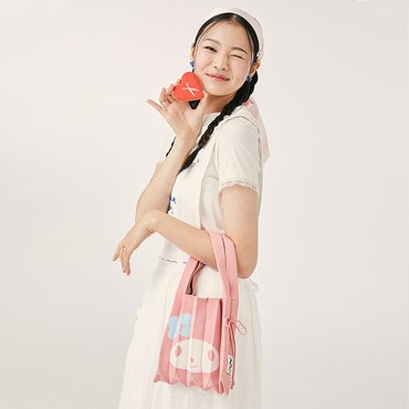 조셉앤스테이시 Lucky Pleats Knit S My Melody Blossom Pink