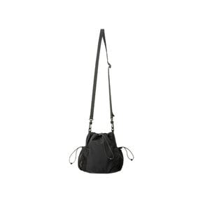 STRING MINI BUCKETBAG - BLACK