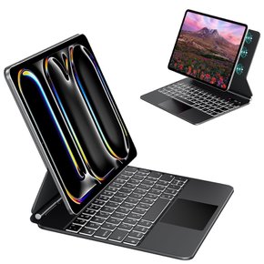 EAMPANG iPad Pro 11 M4 2024 ( A2837 A3006 A2836 ) Magic Smart Keyboard 일본어 배열 매직