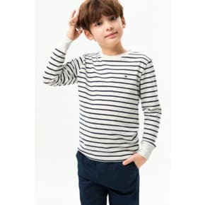 26년 S/S      T42G0KKO100BT2      스트라이프 롱 슬리브 티셔츠 (3컬러)