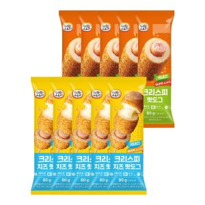  [LIVE] 쉐프스토리 크리스피 핫도그 5봉+ 치즈 5봉 핫도그