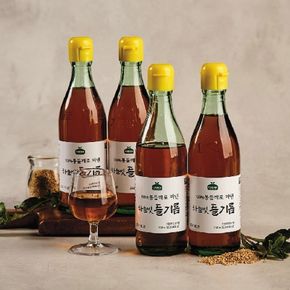 100%통깨로 진하게 짠 하늘빛들기름350mlx4병[36144012]