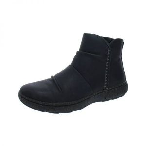 이스퀘어 3990292 Clarks Caroline Rae Womens Leather Gathered Booties