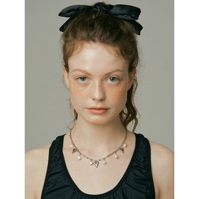 Bubble heart necklace