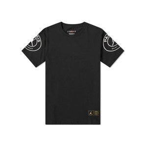  조던 파리 생제르맹 PSG 로고 티셔츠 블랙